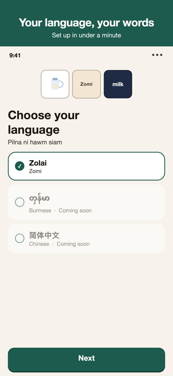 Sort & Say: a shelf of everyday vocabulary cards